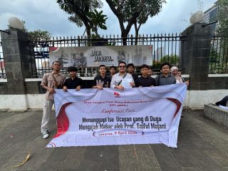 Aliansi Mahasiswa Nusantara Laporkan Saiful Mujani Ke Polda Metrojaya Dugaan Penghasutan