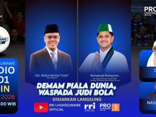 Demam Piala Dunia, Waspada Judi Bola: RRI Lhokseumawe Hadirkan Dialog Edukatif